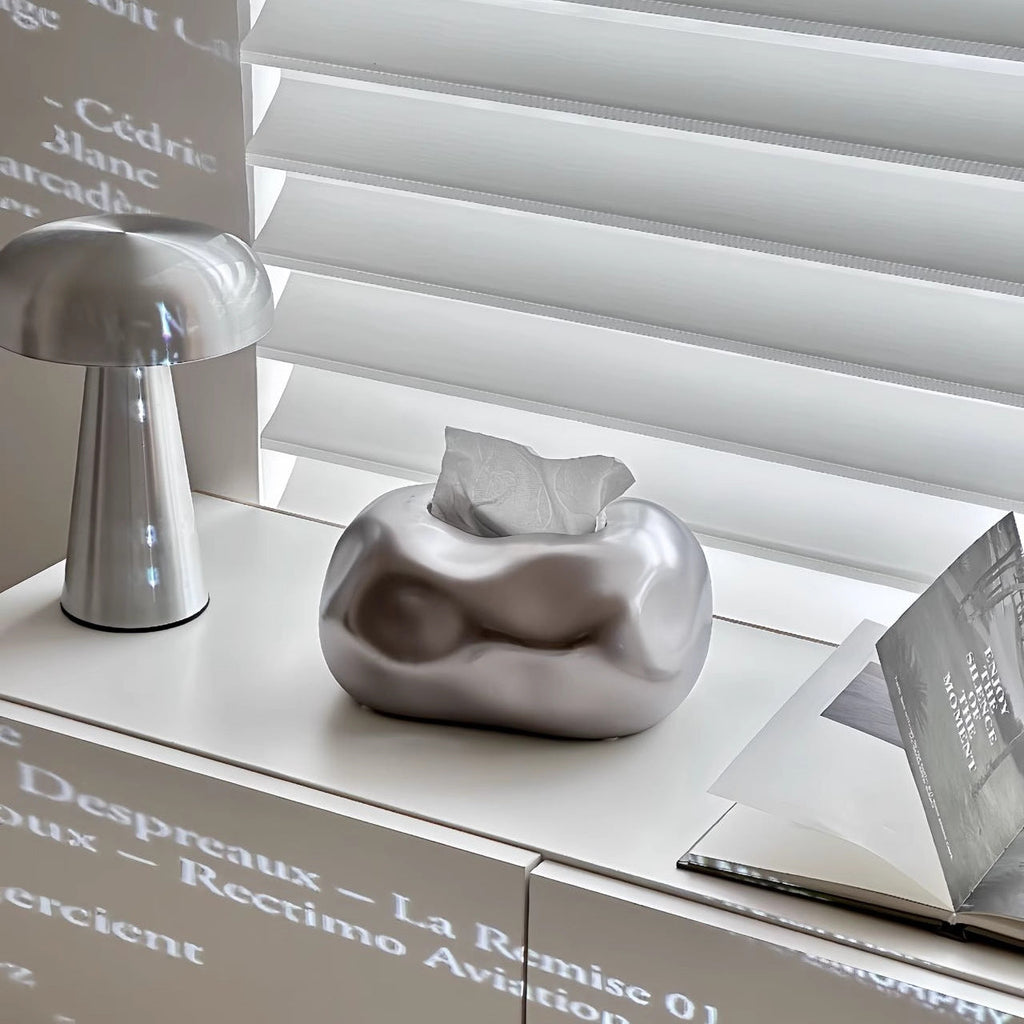Tørklædeboks Keramik Skyform Med Moderne Udtryk Og Kompakt Design