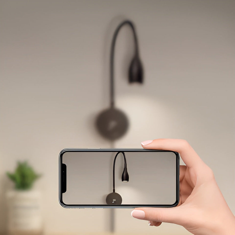 Justerbar LED Væglampe Med Touch Og USB Til Praktisk Daglig Belysning