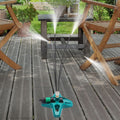 Taagesystem Til Udendørs Afkoeling Og Justerbare Dyser