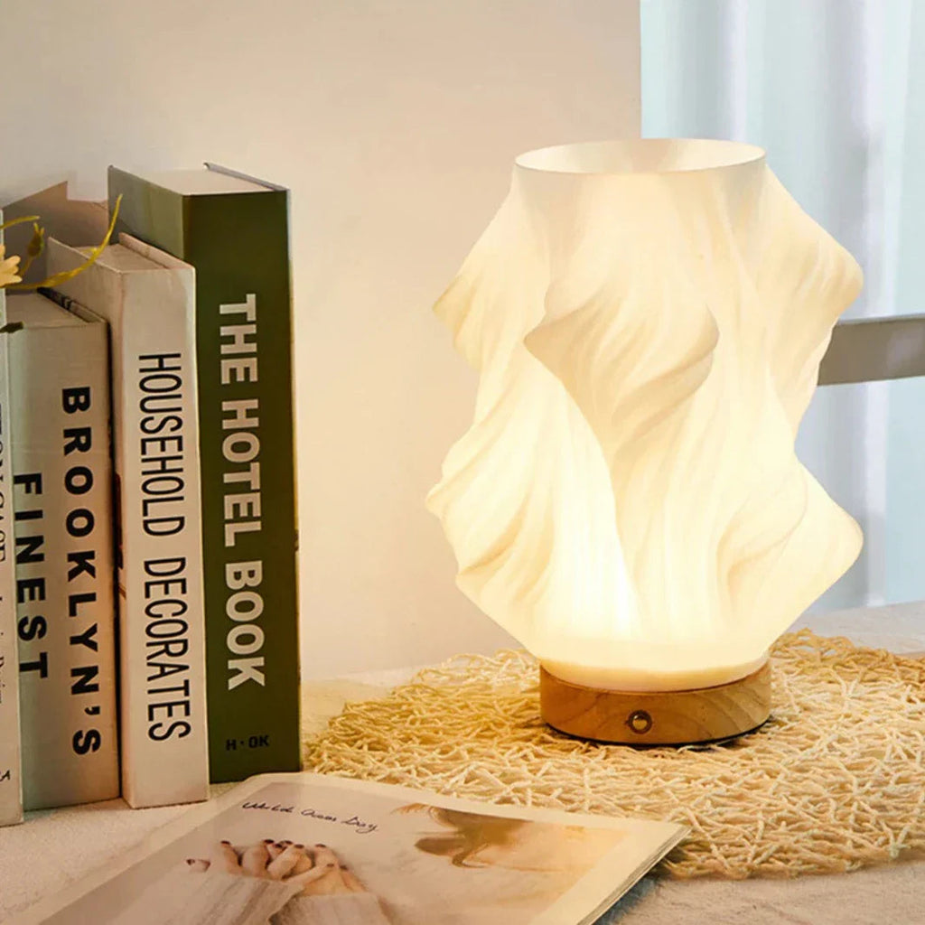 Japandi LED-Bordlampe med 3-Trins Touch-Dæmpning