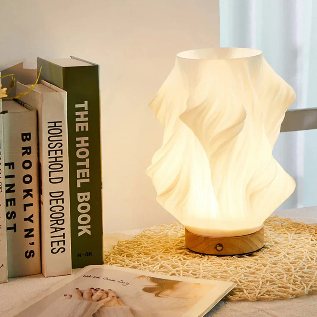 Japandi LED-Bordlampe med 3-Trins Touch-Dæmpning
