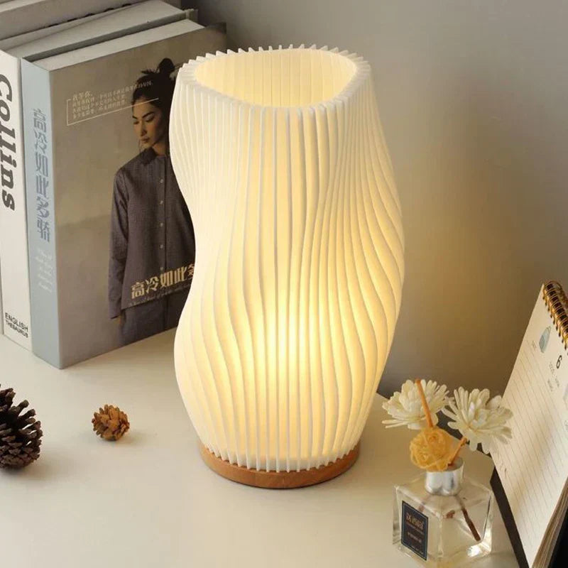 Japandi LED-Bordlampe med 3-Trins Touch-Dæmpning