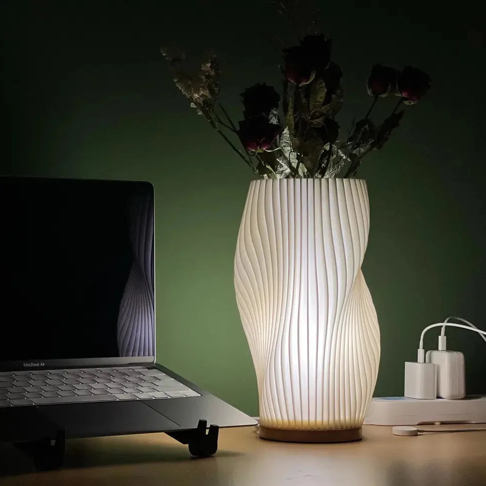 Japandi LED-Bordlampe med 3-Trins Touch-Dæmpning