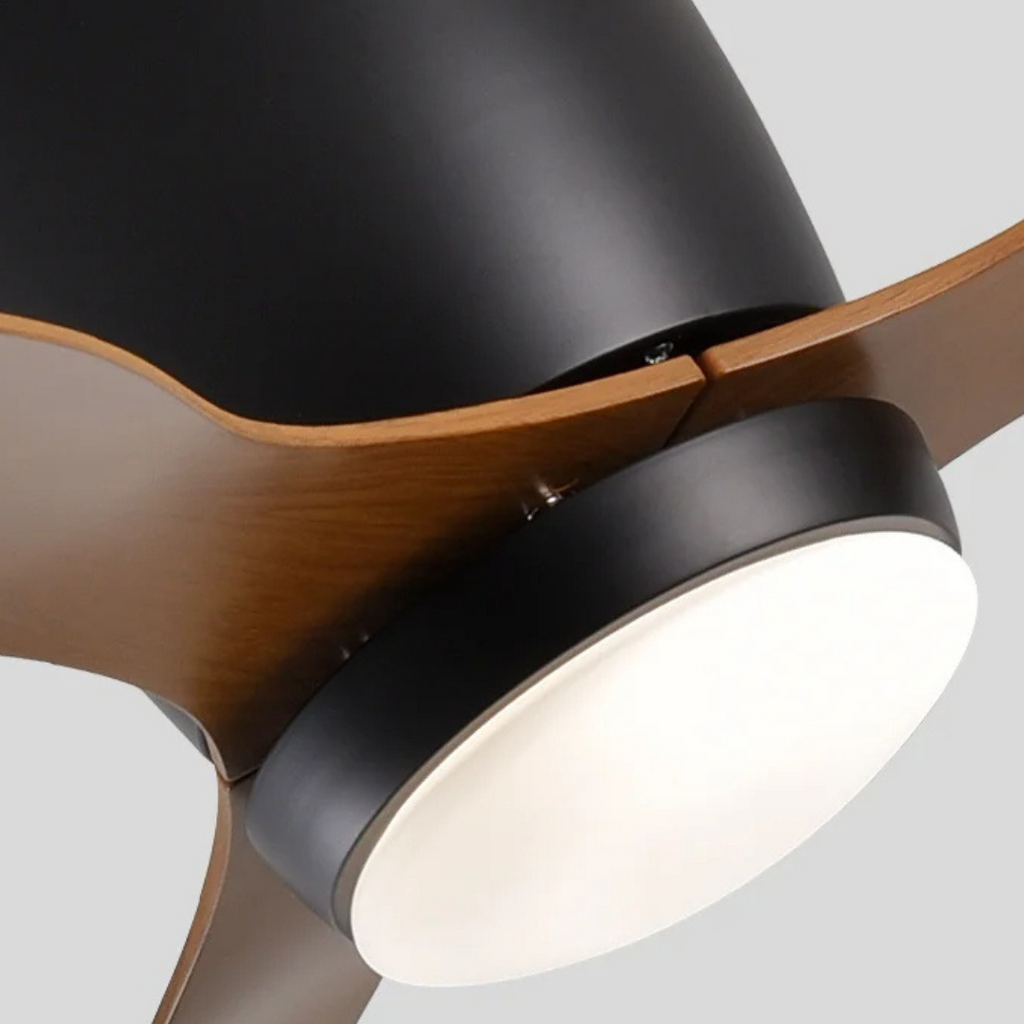 Loftventilator med LED-Lys og Fjernbetjening