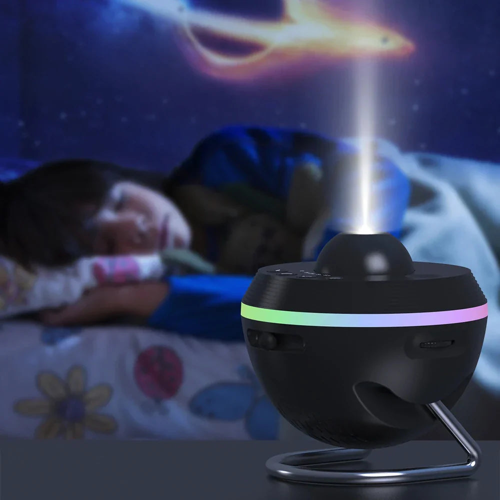 Kosmisk Projektionslampe med Stjerne‑ og Nebeleffekt