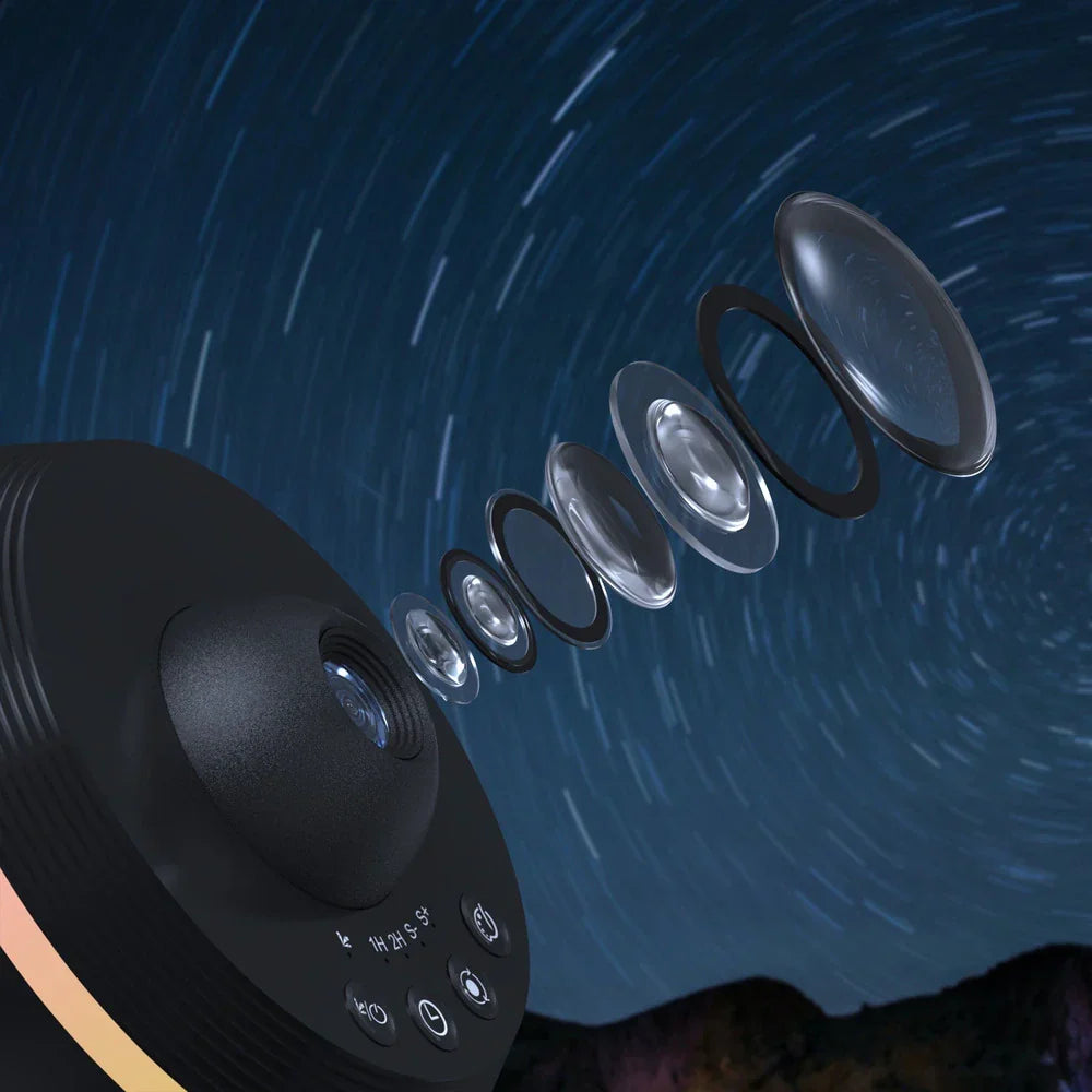 Kosmisk Projektionslampe med Stjerne‑ og Nebeleffekt