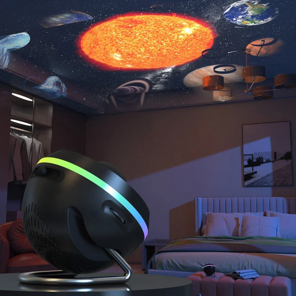 Kosmisk Projektionslampe med Stjerne‑ og Nebeleffekt