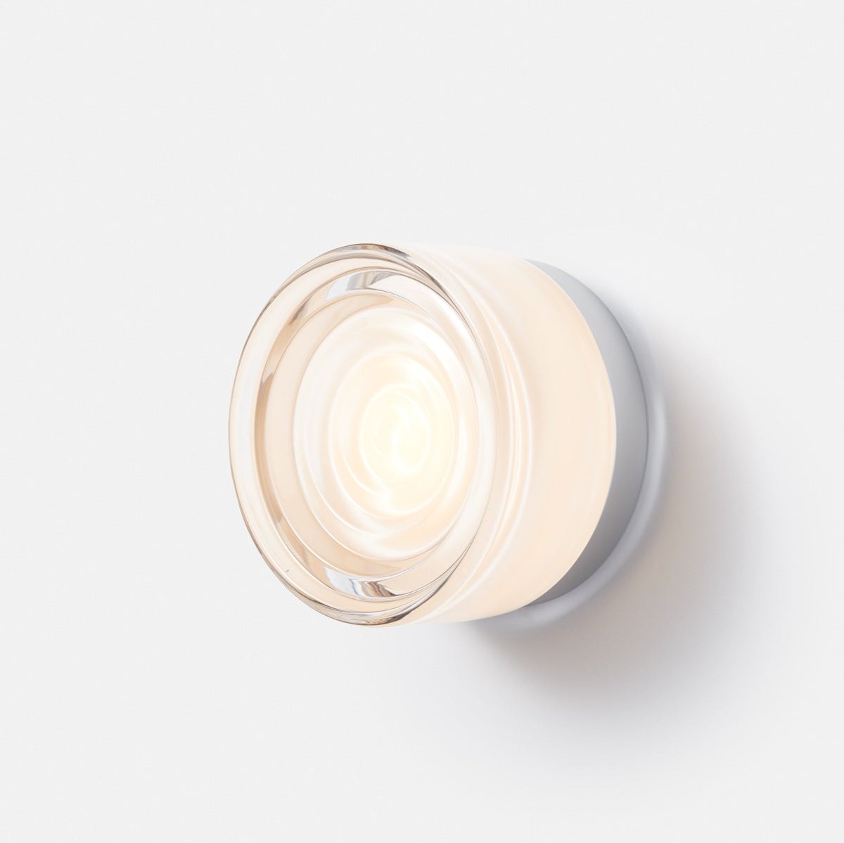 Udendørs Væglampe med Ripple‑Glas og IP65 Vejrbeskyttelse