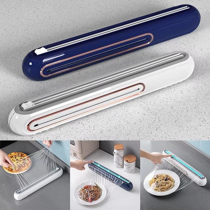 Magnetisk Foliedispenser med Præcisionssnit og Stabil Indendørs Køkkenplacering