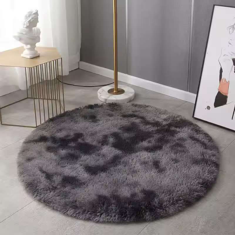 Blød Plush Gulvtæppe med Tykk Komfort og Moderne Hygge i Hjemmet