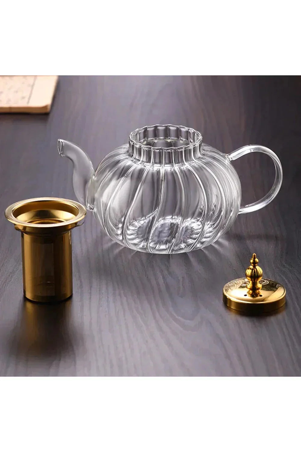 Glas Te­kande med Rustfri Brygger og Varmebestandigt Design