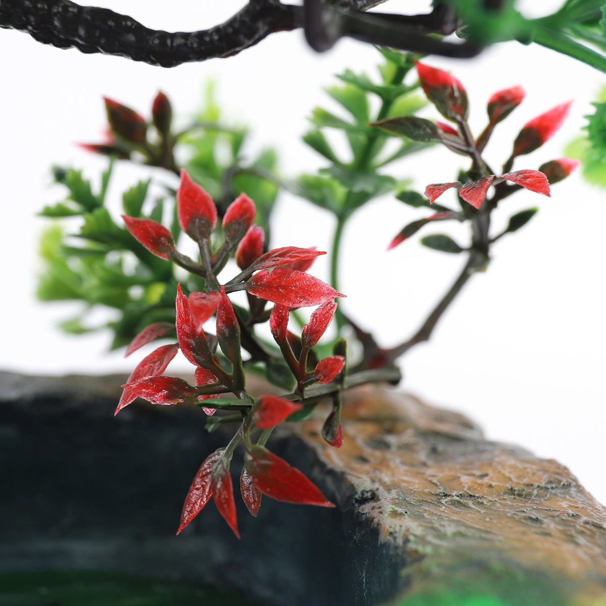 Dekorativ Bonsai-Bordfontæne med LED-Belysning