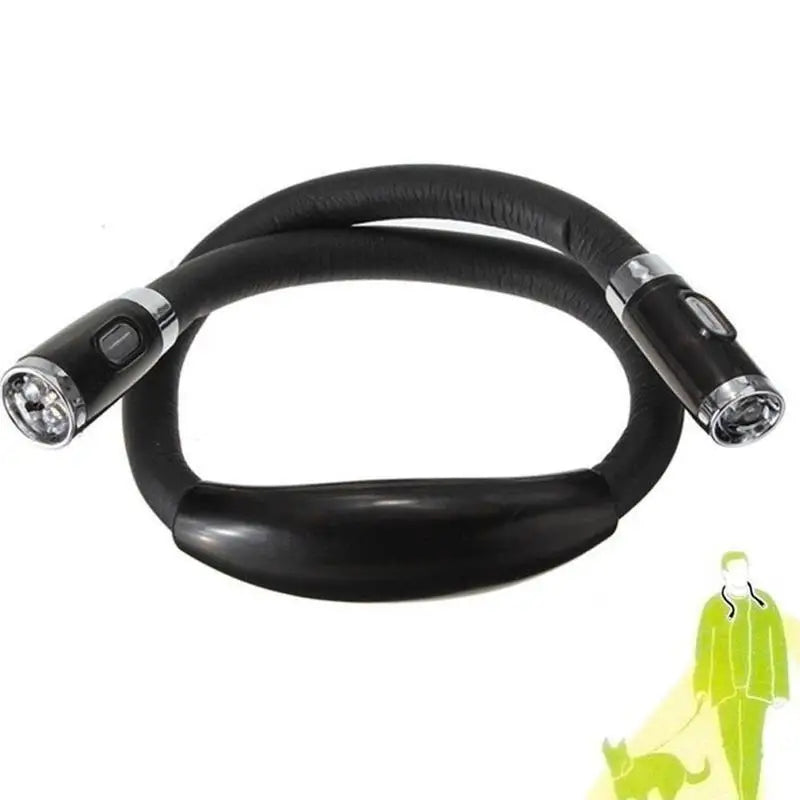 Halslampe med Fleksible LED‑Arme og Handsfree Arbejdslys