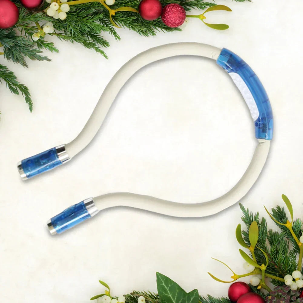 Halslampe med Fleksible LED‑Arme og Handsfree Arbejdslys