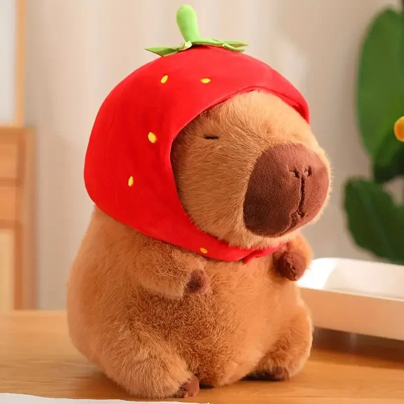 Sød Capybara Bamse i Blødt Plys til Børn og Voksne