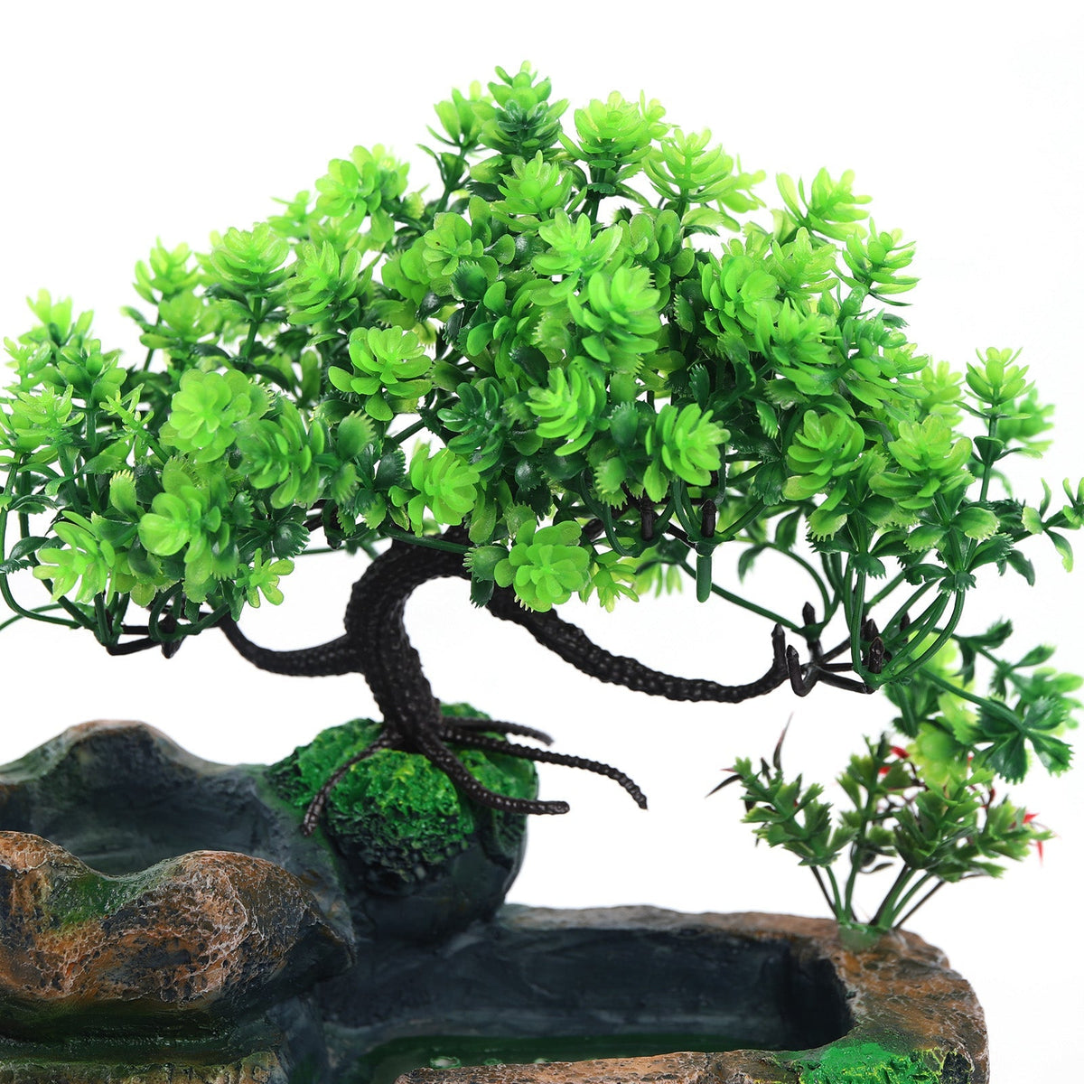 Dekorativ Bonsai-Bordfontæne med LED-Belysning