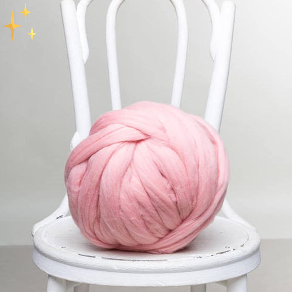 XXL Chunky Strikkegarn Med Ekstra Blød Fiber For Hurtige Varme Projekter