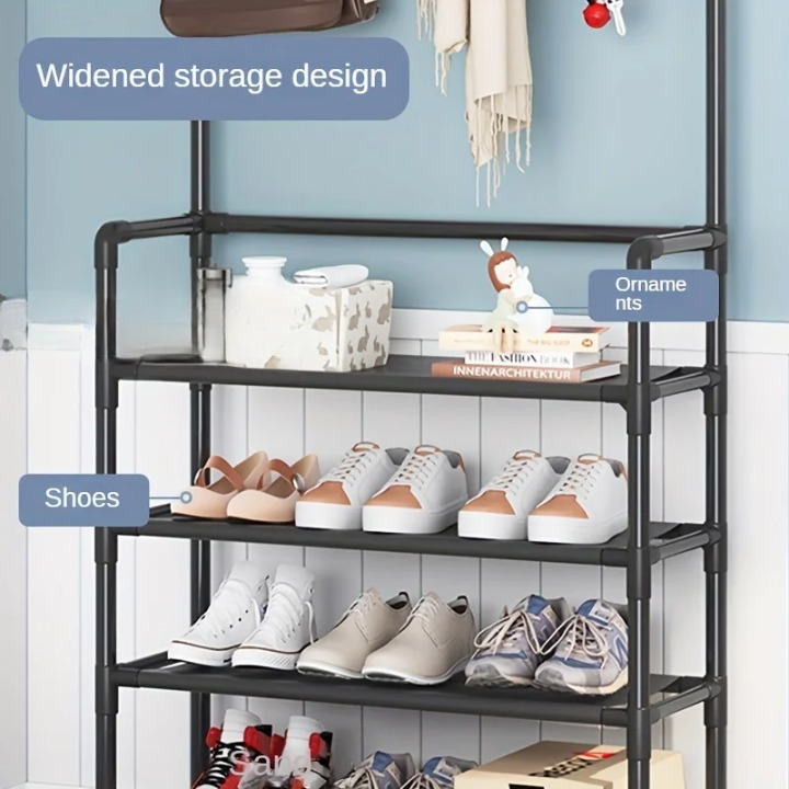 Lys Stål Plast Gulv Design Med Hylde Struktur Og Stabil Ramme