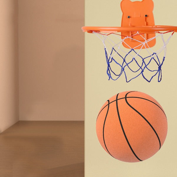 Støjsvag Indendørs Basketball Med Blød Støddæmpende Overflade