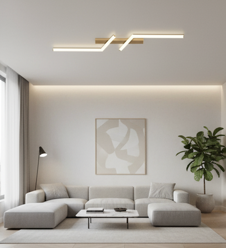 Dæmpbar LED-Loftlampe med Fjernbetjening