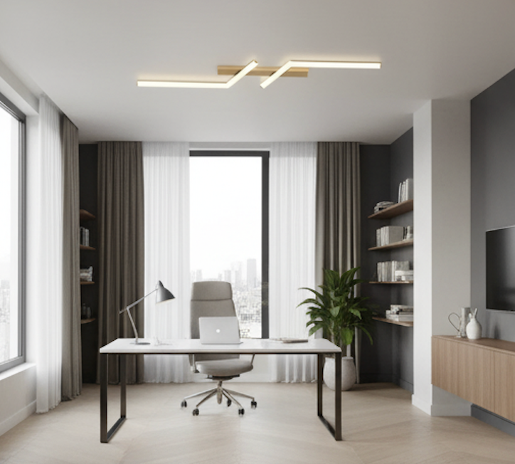 Dæmpbar LED-Loftlampe med Fjernbetjening
