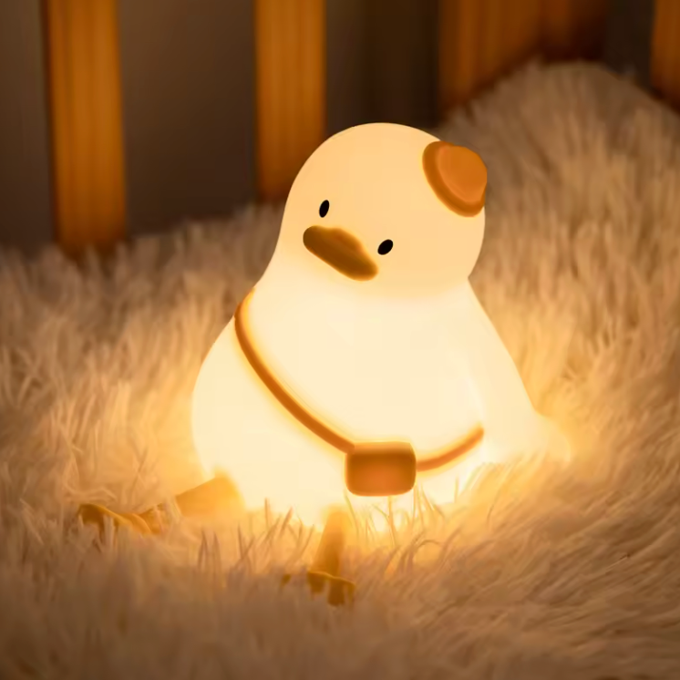 Axolotl Natlys i Blødt Silikone med Beroligende LED‑Glød