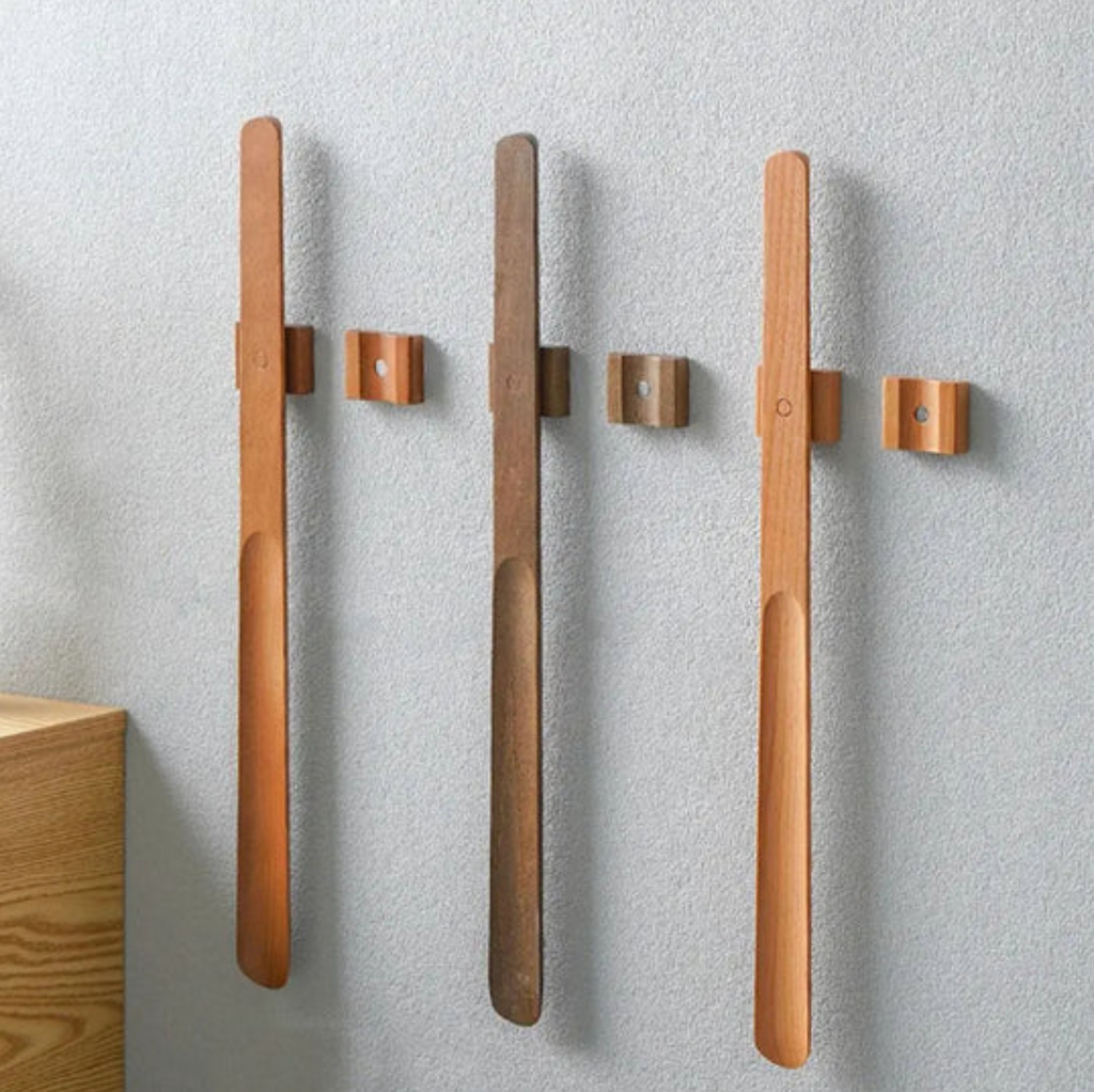 Træskohorn med Magnetisk Holder og Komfortabel Længde