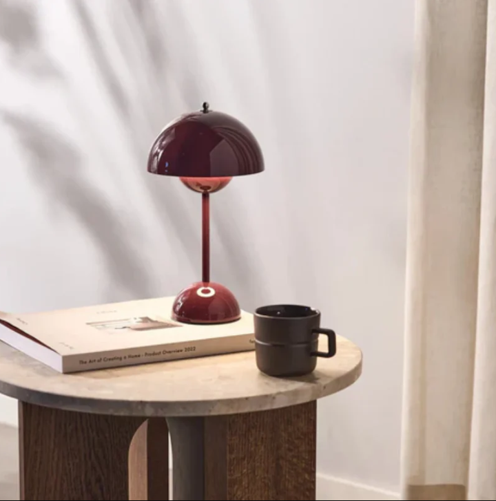 Touch Styringsbordlampe Med Varm Belysning Og Minimalistisk Silhuet