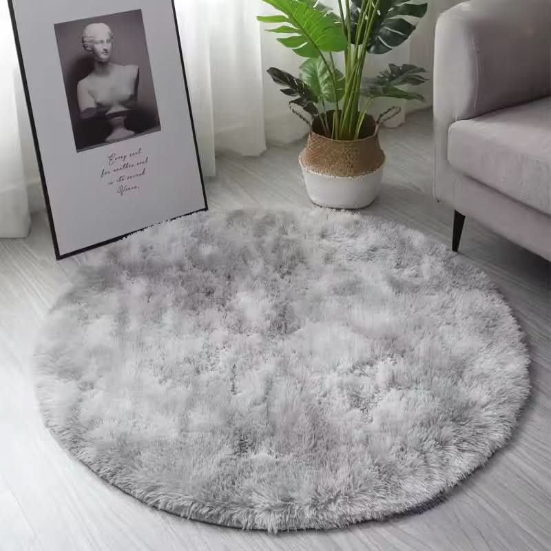 Blød Plush Gulvtæppe med Tykk Komfort og Moderne Hygge i Hjemmet