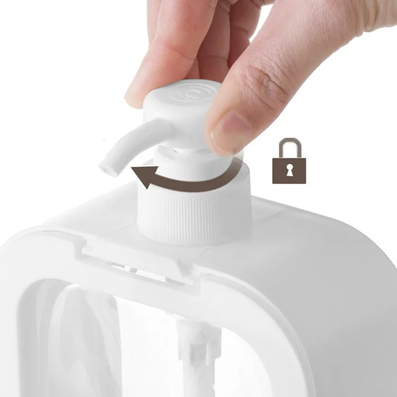 Sæbedispenser Med Minimalistisk Form Og Præcis Udmåling