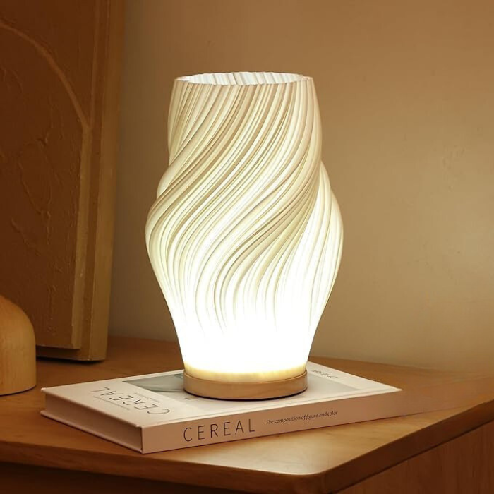 Japandi LED-Bordlampe med 3-Trins Touch-Dæmpning