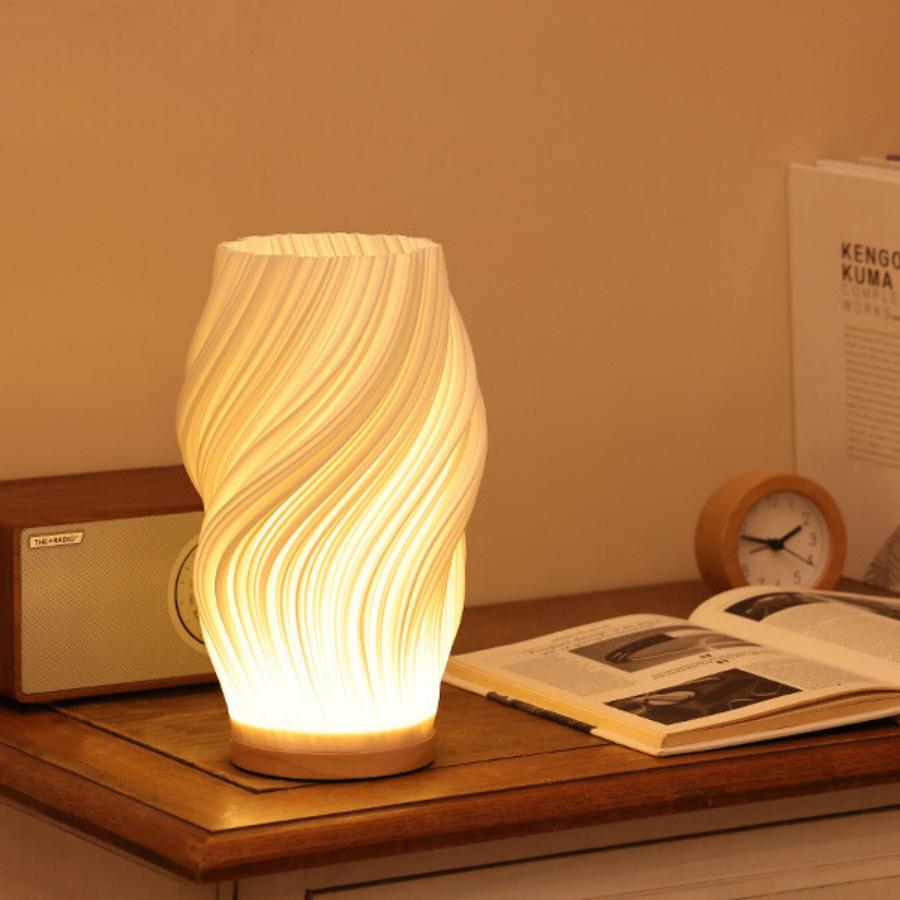 Japandi LED-Bordlampe med 3-Trins Touch-Dæmpning