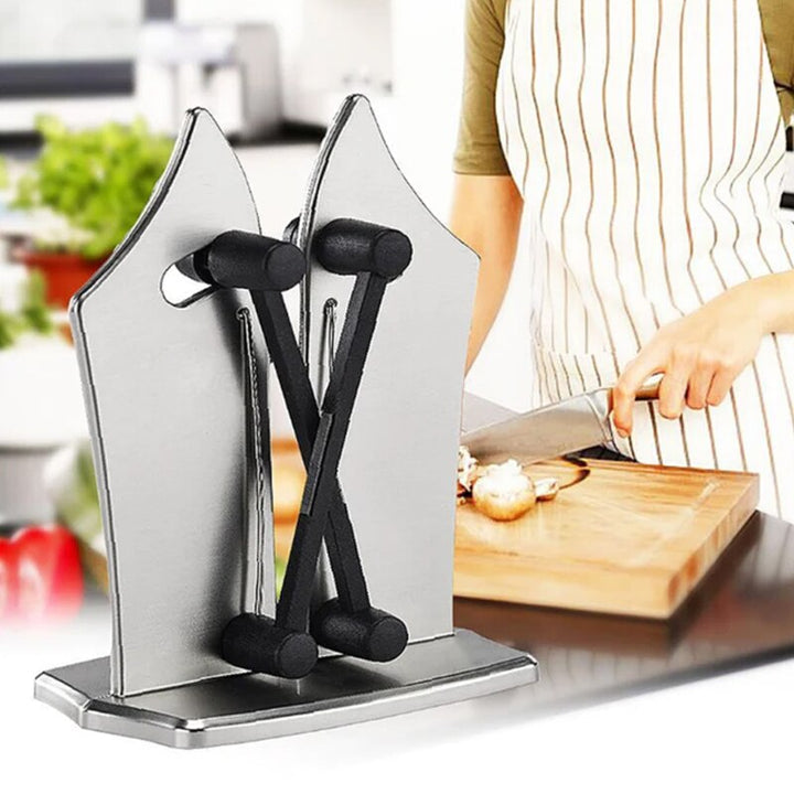 Professionel Knivsliber med Skridsikker Base og Kompakt Design