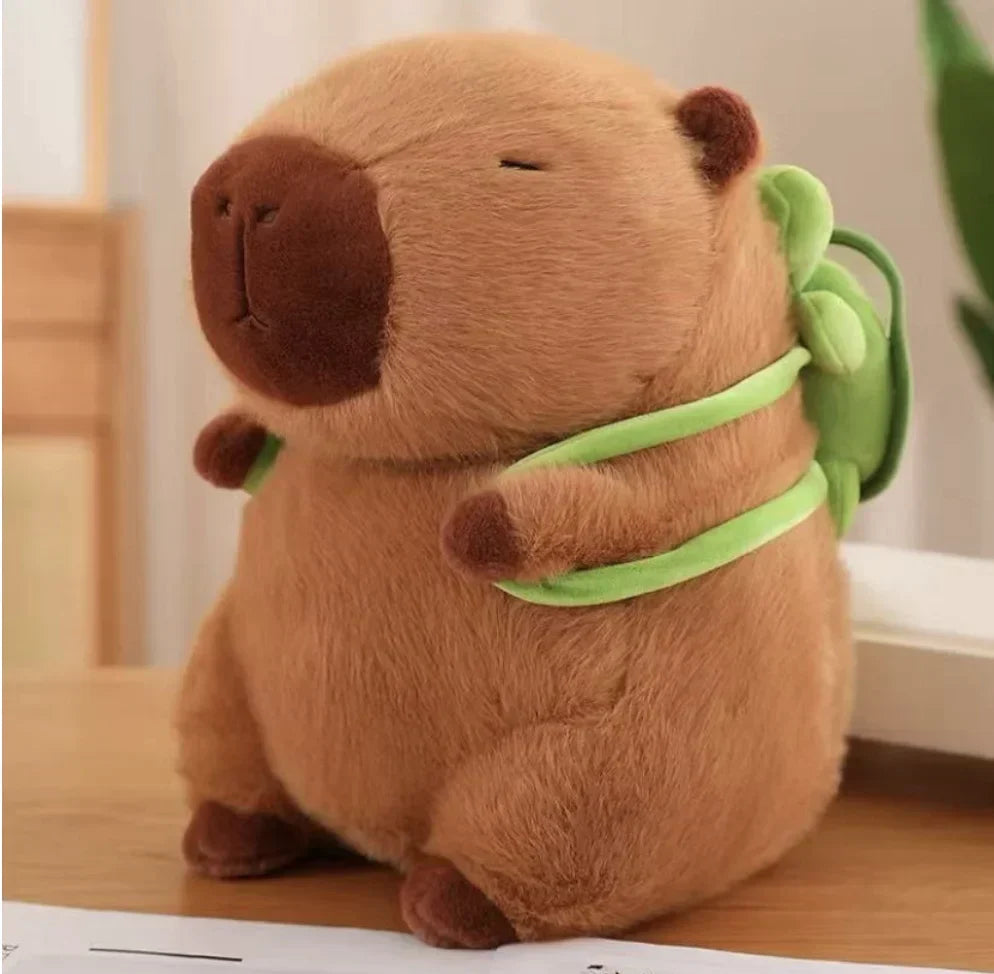Sød Capybara Bamse i Blødt Plys til Børn og Voksne