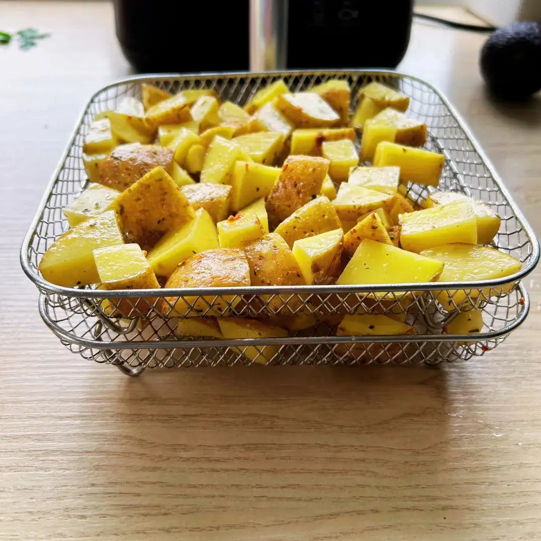 Stabelbare Airfryer Kurve Til Effektiv Og Smagfri Madlavning