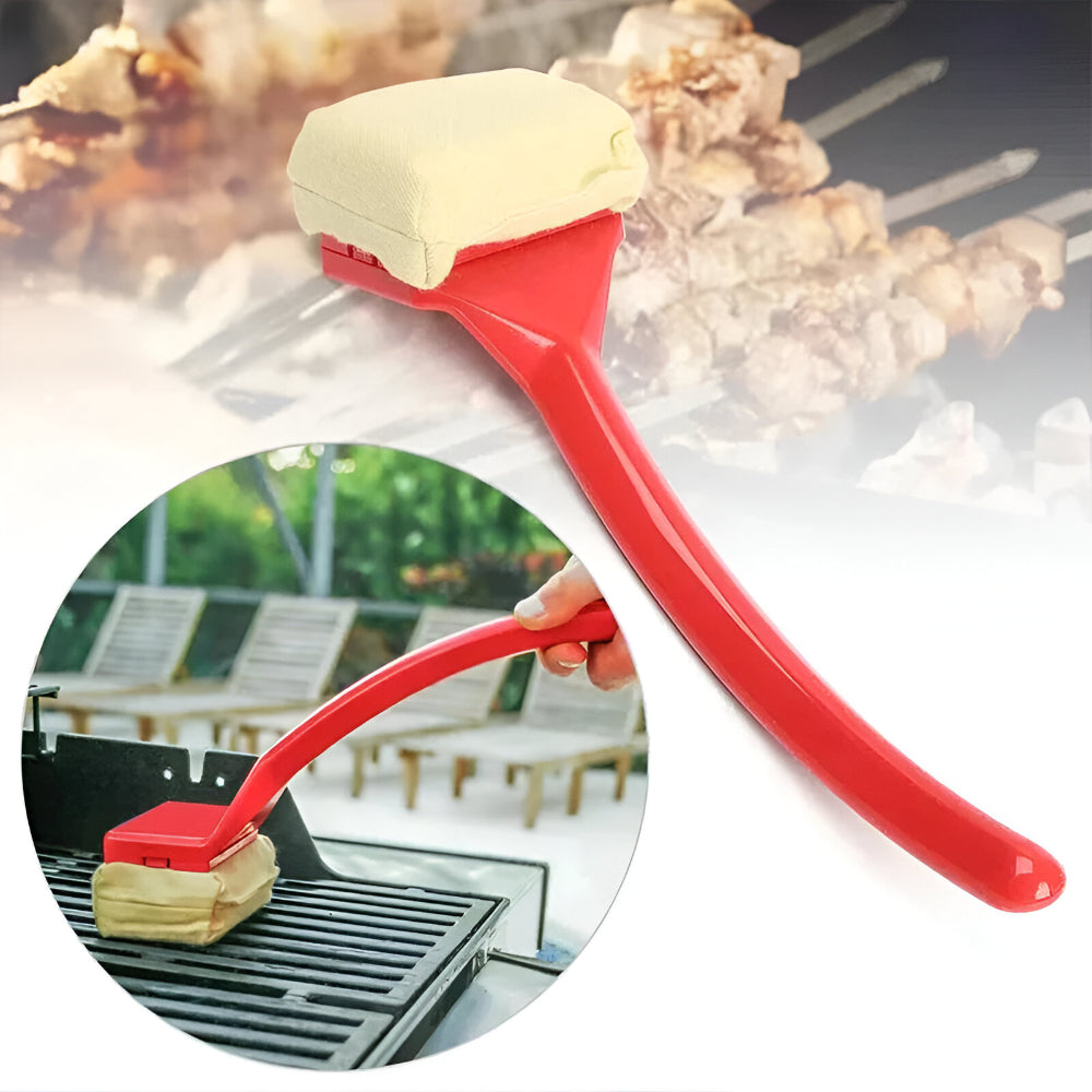 Dampdrevet Grillrenser med Bristle‑Safe Pad og Sikker Daglig Rengøring