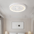 Moderne LED Loftlys Med Rundt Udskåret Design Og Fjernbetjening