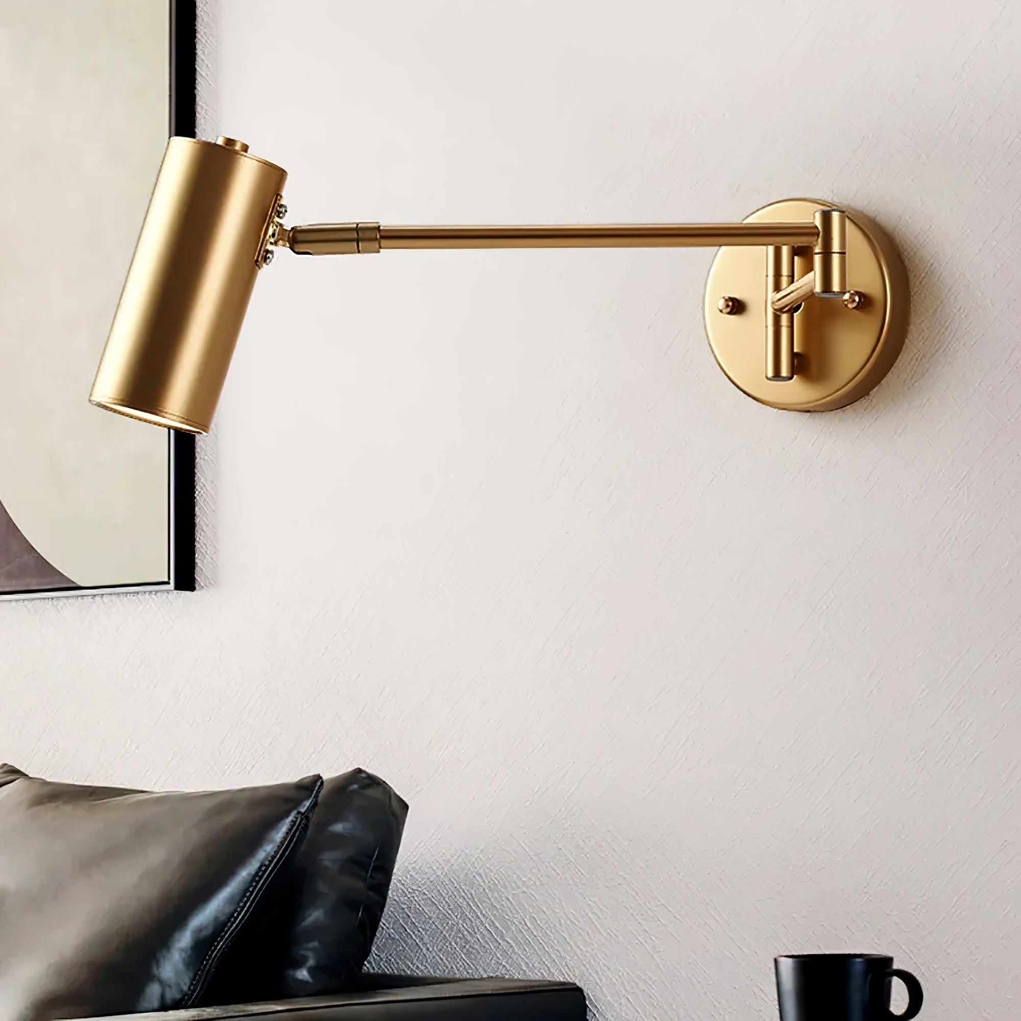 Indendørs LED Væglys Med Svingarm Og Minimalistisk Design