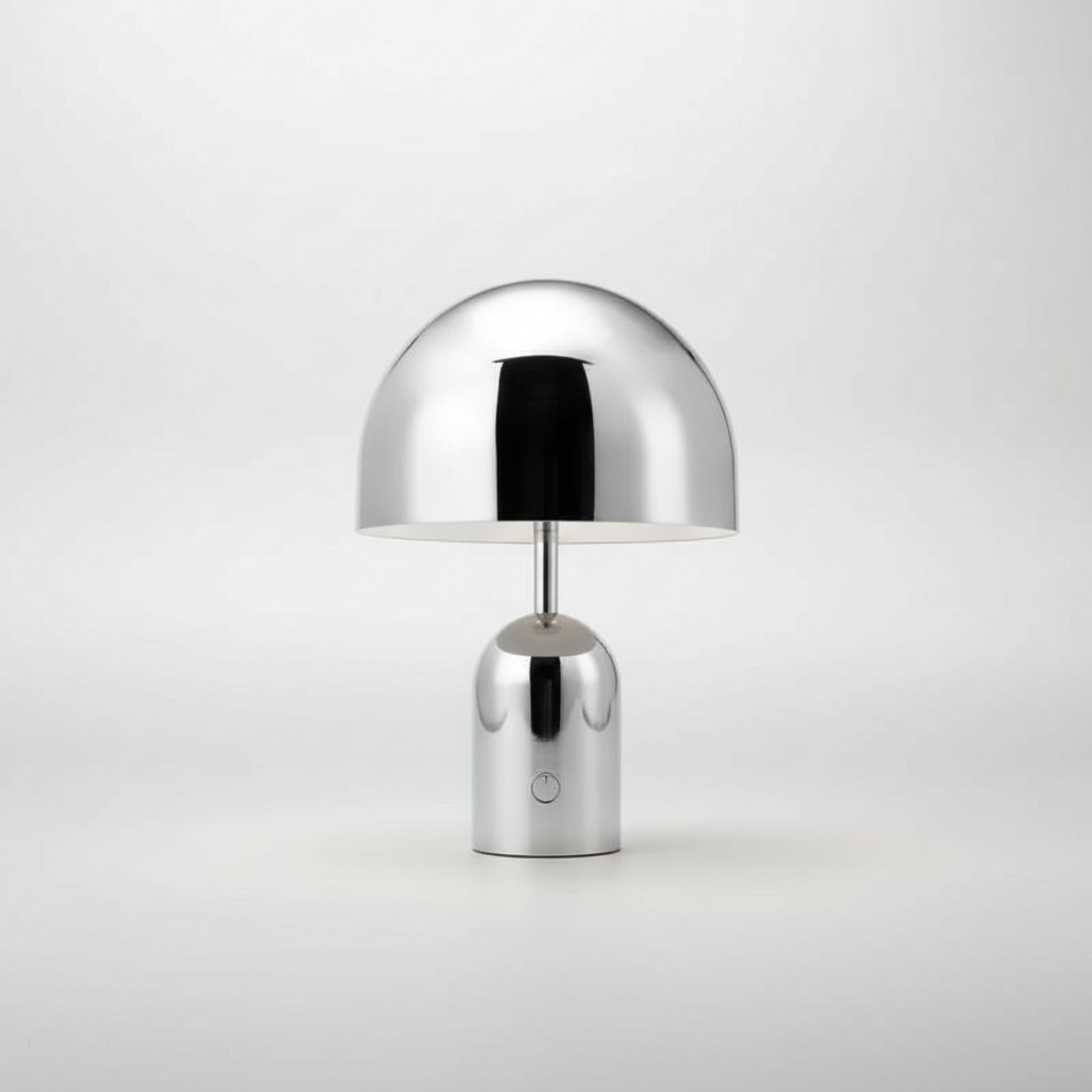 Lys Metal Akryl Bord Design Med Dome Form Og Dæmpbar LED Belysning