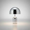 Lys Metal Akryl Bord Design Med Dome Form Og Dæmpbar LED Belysning