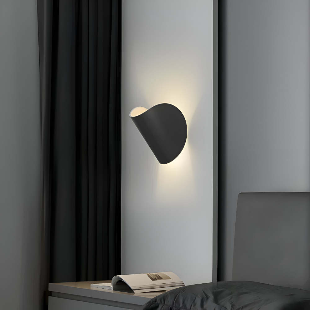Justerbar Væglampe Med Drejeligt Design Og Varm LED-Belysning
