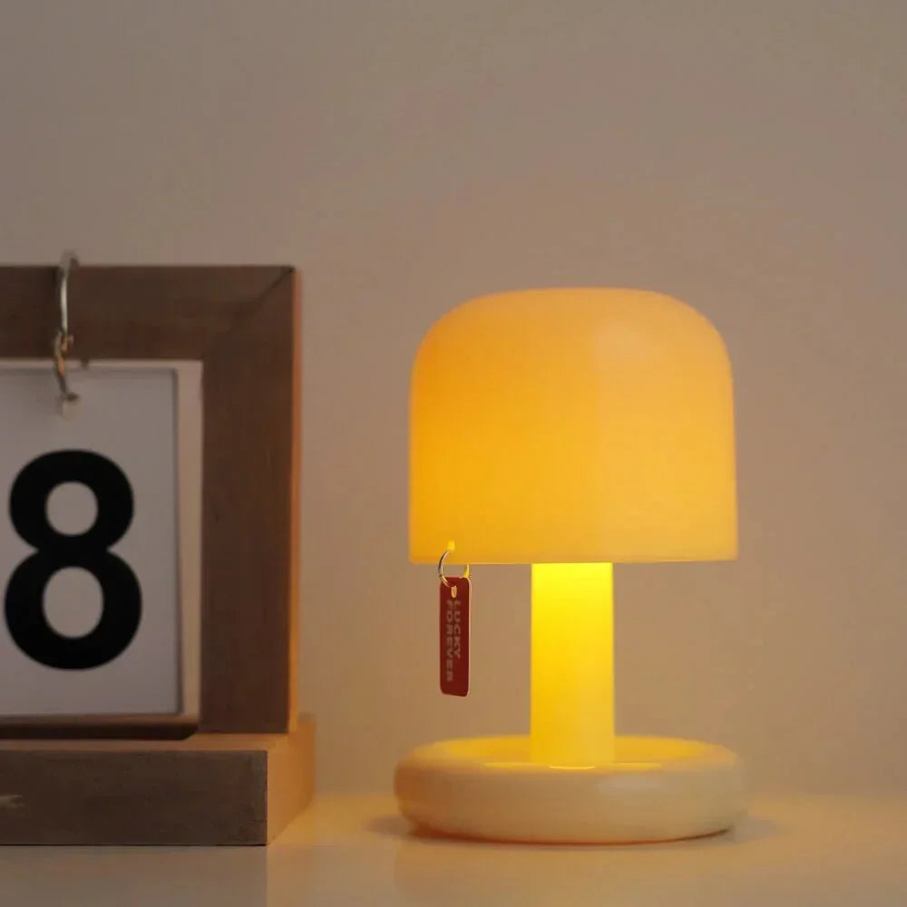 LED Tafellampe i Drejelig Aluminiumdesign med Blødt Ambientelys