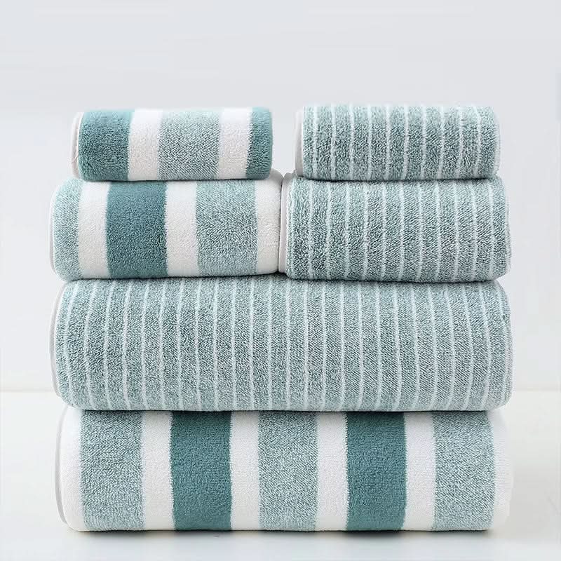 Blødt Mikrofiber Håndklædesæt med Hurtigtørrende Struktur og Daglig Komfort
