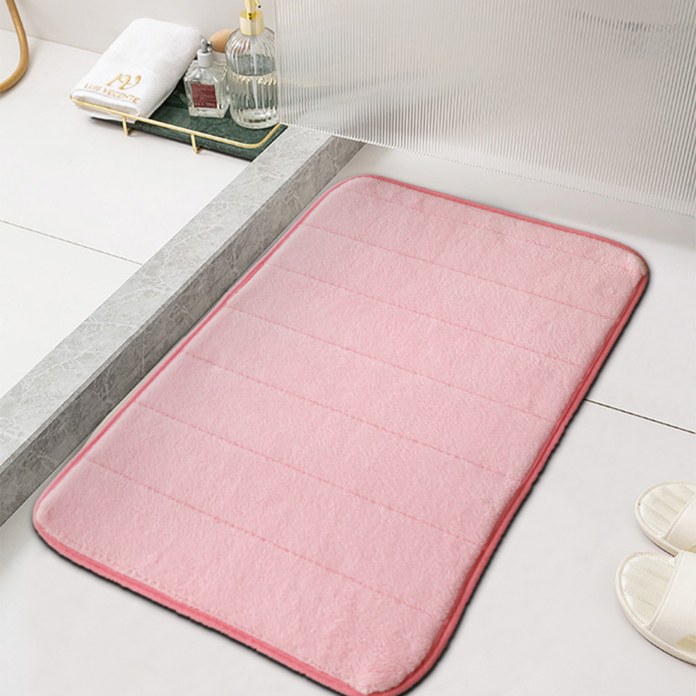 Absorberende Mikrofiber-Bademåtte med Skridsikker Bagside