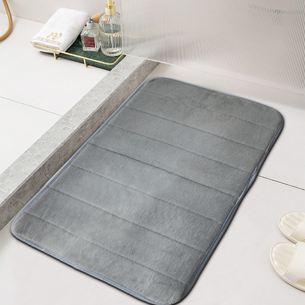 Absorberende Mikrofiber-Bademåtte med Skridsikker Bagside