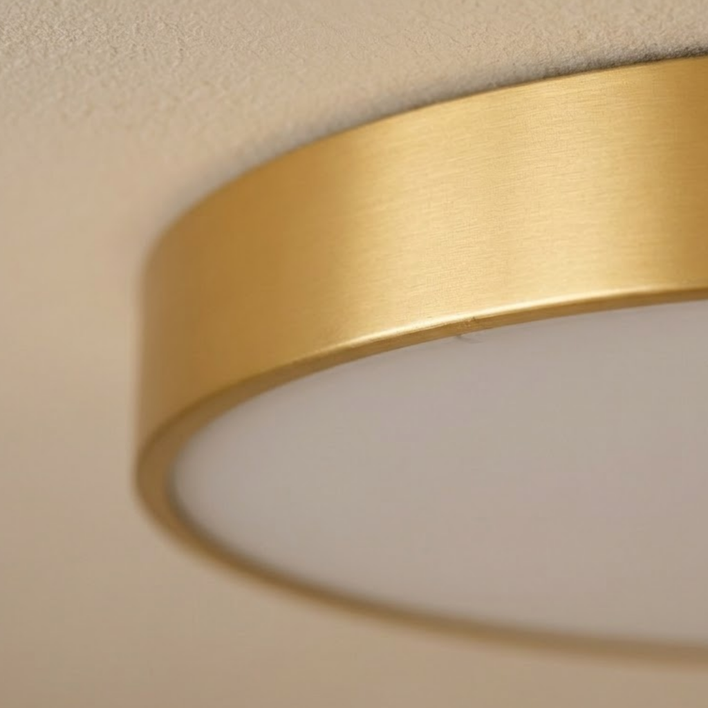 Moderne Rund LED Loftlampe med Klar Form og Stabil Konstruktion
