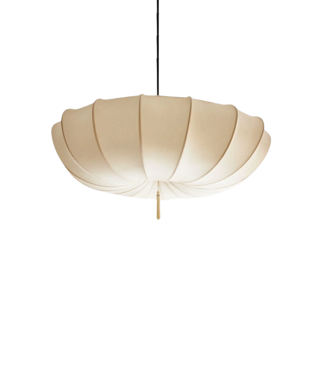 Loftlampe med Blød Skyform og Elegant Atmosfærisk Silhuet