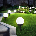 Solcelle-Havelamper med Kugledesign – 3 Stk.