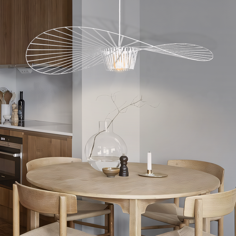 LED Pendellampe Med Svævende Design Og Moderne Silhuet