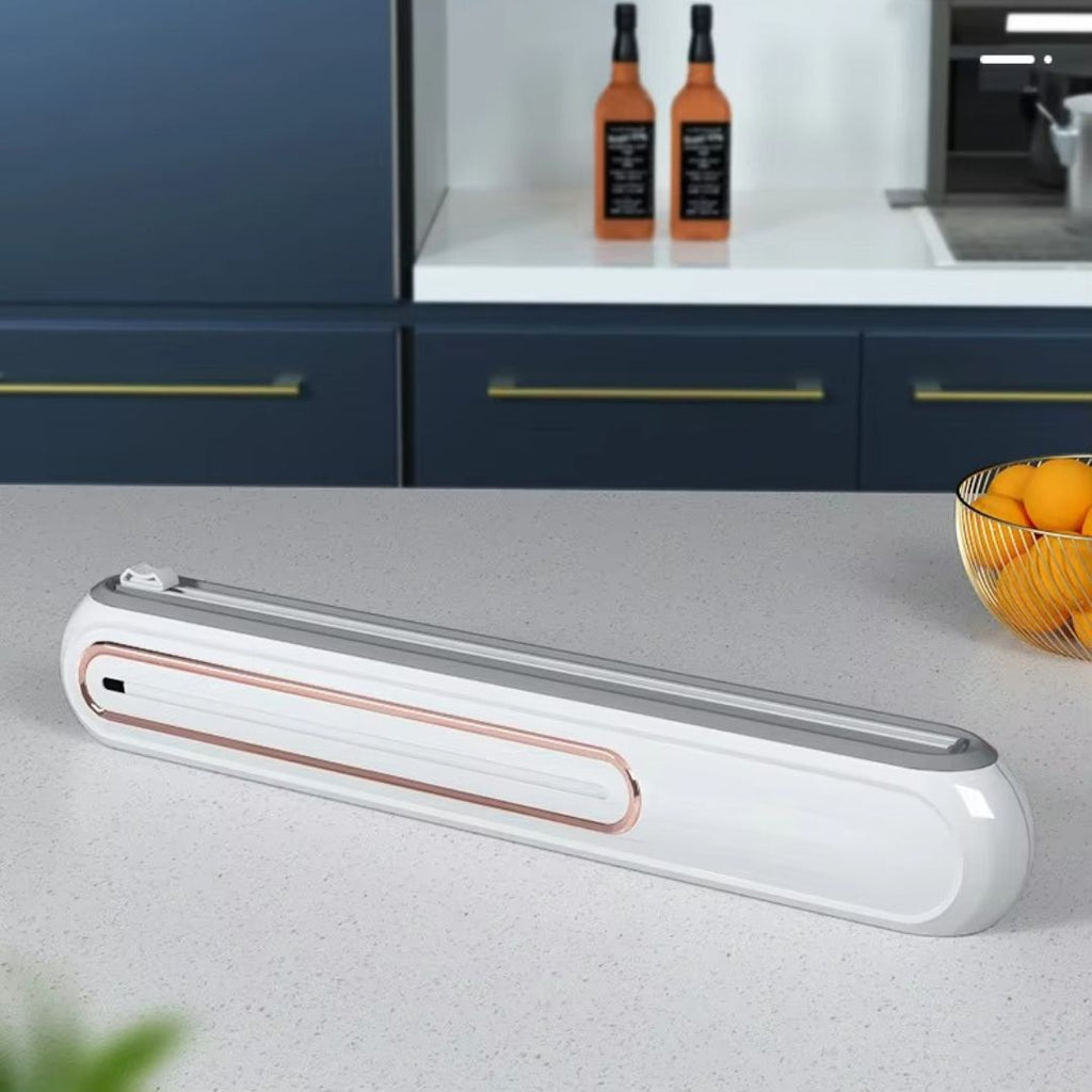 Magnetisk Foliedispenser med Præcisionssnit og Stabil Indendørs Køkkenplacering